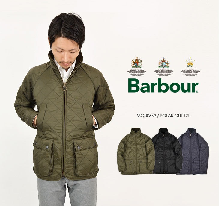 barbour hooded polar quilt sl