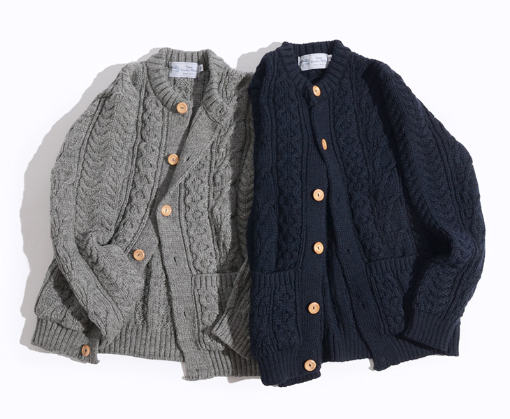 期間限定 クーポンで10 Off Kerry Woollen Mills ケリーウーレンミルズ カラー別注5ゲージ 3プライ アランケーブル カラーレス カーディガン ヘビー ニット メンズ 厚手 ブリティッシュウール 英国製 Kw 0005 カーディガン Rococo ロココ 通販