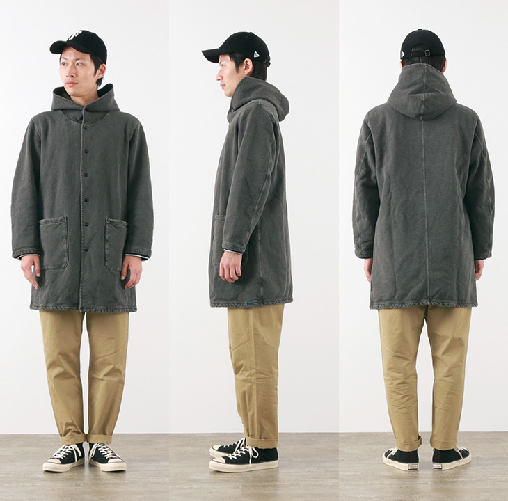 Good On グッドオン メンズ フードコート メンズ スウェット アメリカ製生地 日本製 Gobw1809 ニット スウェット スウェット フーディー Rococo ロココ 通販 メンズファッション