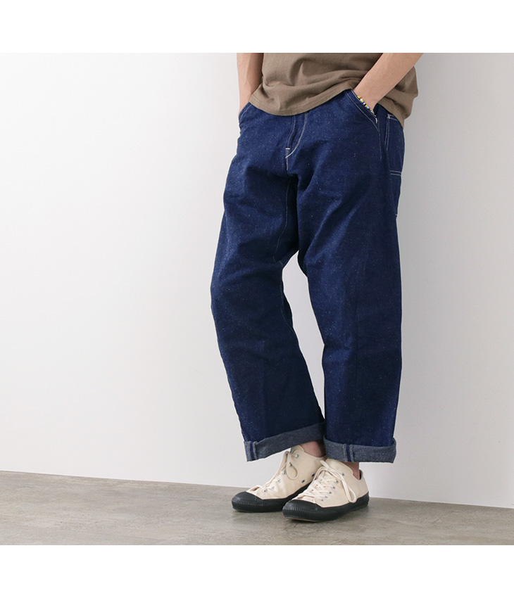 Cal O Line キャルオーライン バレル ペインターパンツ デニム ワイド メンズ 日本製 Barrel Painter Pants Cl162 034 パンツ ロングパンツ デニムパンツ Rococo ロココ 通販 メンズファッション