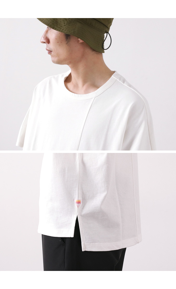 Melple メイプル カカアコ ドルマン Tシャツ メンズ コーデュラナイロン 半袖 無地 日本製 Kakaako Dolman Ss Tシャツ 半袖tシャツ 半袖無地 Rococo ロココ 通販 メンズファッション