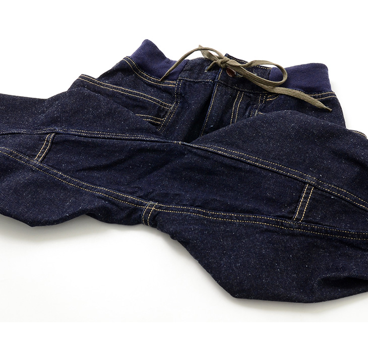 GOHEMP Vendor Ankle Cut Trousers 12oz Hemp Cotton Denim