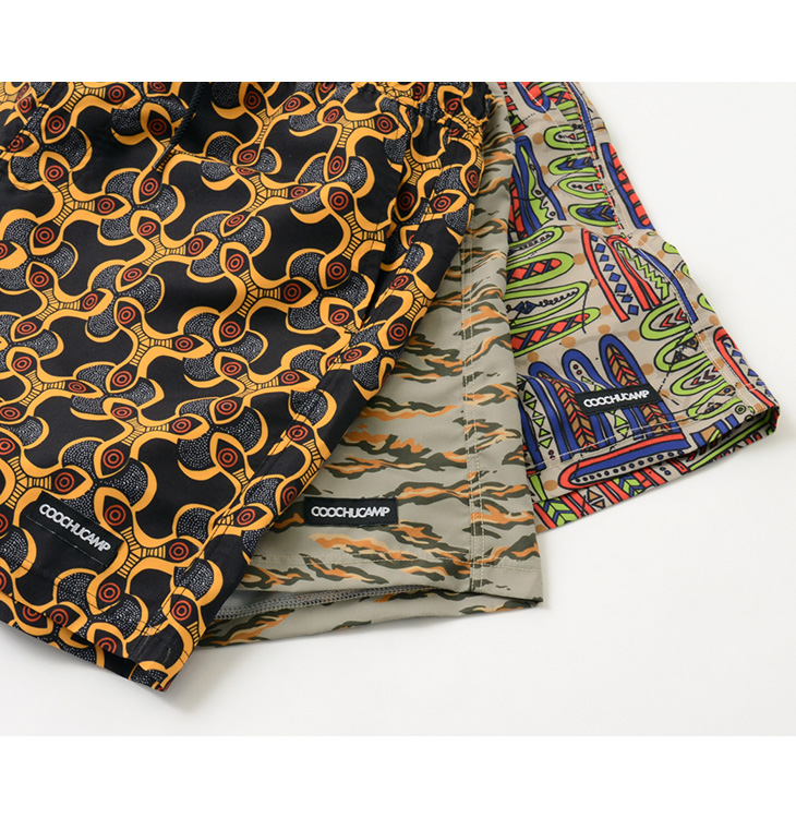 Coochucamp クーチューキャンプ ハッピーボードショーツ メンズ ハーフパンツ 水陸両用ショーツ 水着 ボードショーツ Happy Board Shorts すべての商品 Rococo ロココ 通販 メンズファッション
