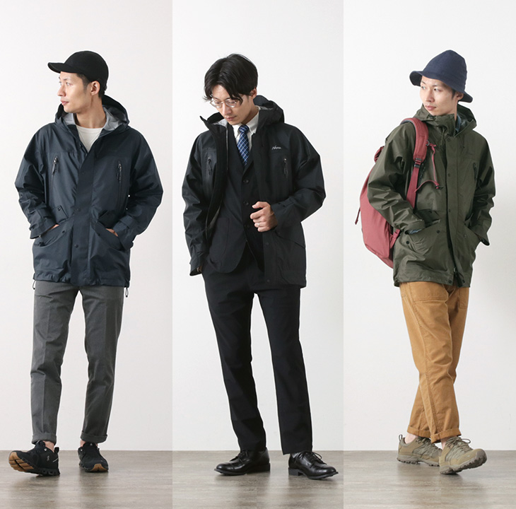 Nanga ナンガ オーロラ 3レイヤー フィールドシェルパーカー メンズ 日本製 マウンテンパーカー ライトアウター Aurora 3l Field Shell Parka アウター アウトドア Rococo ロココ 通販 メンズファッション