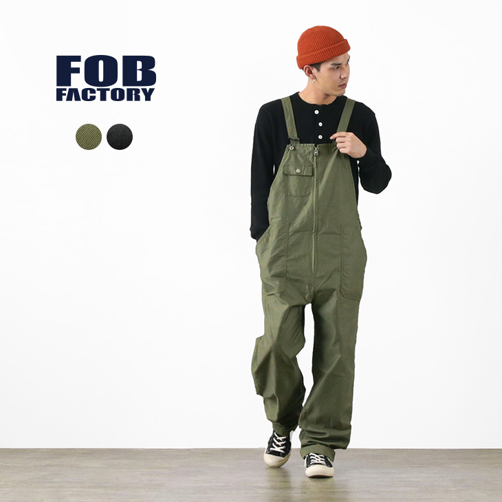 Fob Factory Fobファクトリー F04 ミリタリー オーバーオール メンズ サロペット 日本製 Military Over All パンツ ロングパンツ その他ロングパンツ Rococo ロココ 通販 メンズファッション