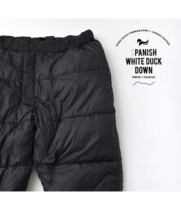 Nanga ナンガ タキビ ダウンパンツ メンズ Takibi タキビ 生地 難燃 撥水 メンズ 日本製 Takibi Down Pants Men パンツ ロングパンツ イージーパンツ Rococo ロココ 通販 メンズファッション