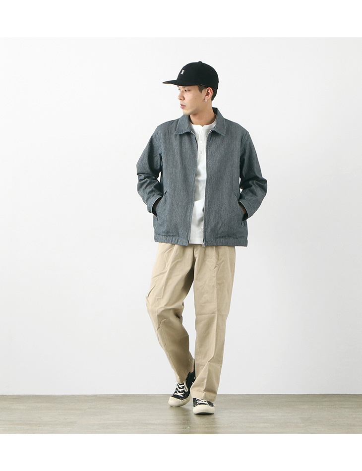 30％OFF】FOB FACTORY（FOBファクトリー） F2411 ジップアップブルゾン 