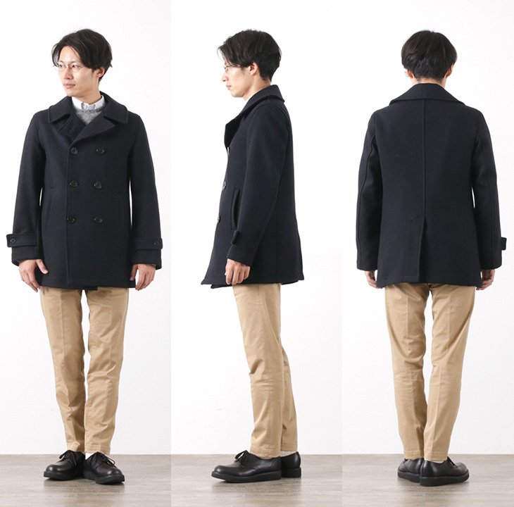 Fidelity フィデリティ 24oz Pコート ミディアム メルトンウールコート ピーコート メンズ アメリカ製 アウター コート その他 Rococo ロココ 通販 メンズファッション